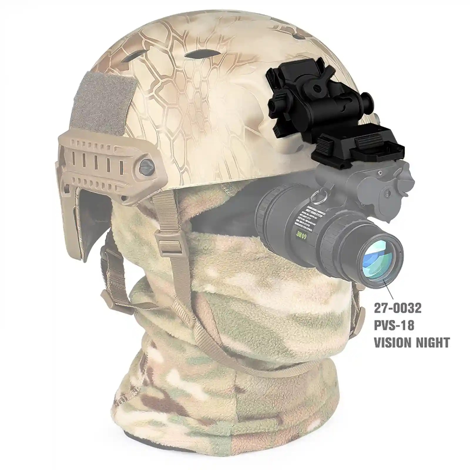 Night Vision Goggles NVG Mount L4 G24 Helmet Mount Metal Black/Tan image 3