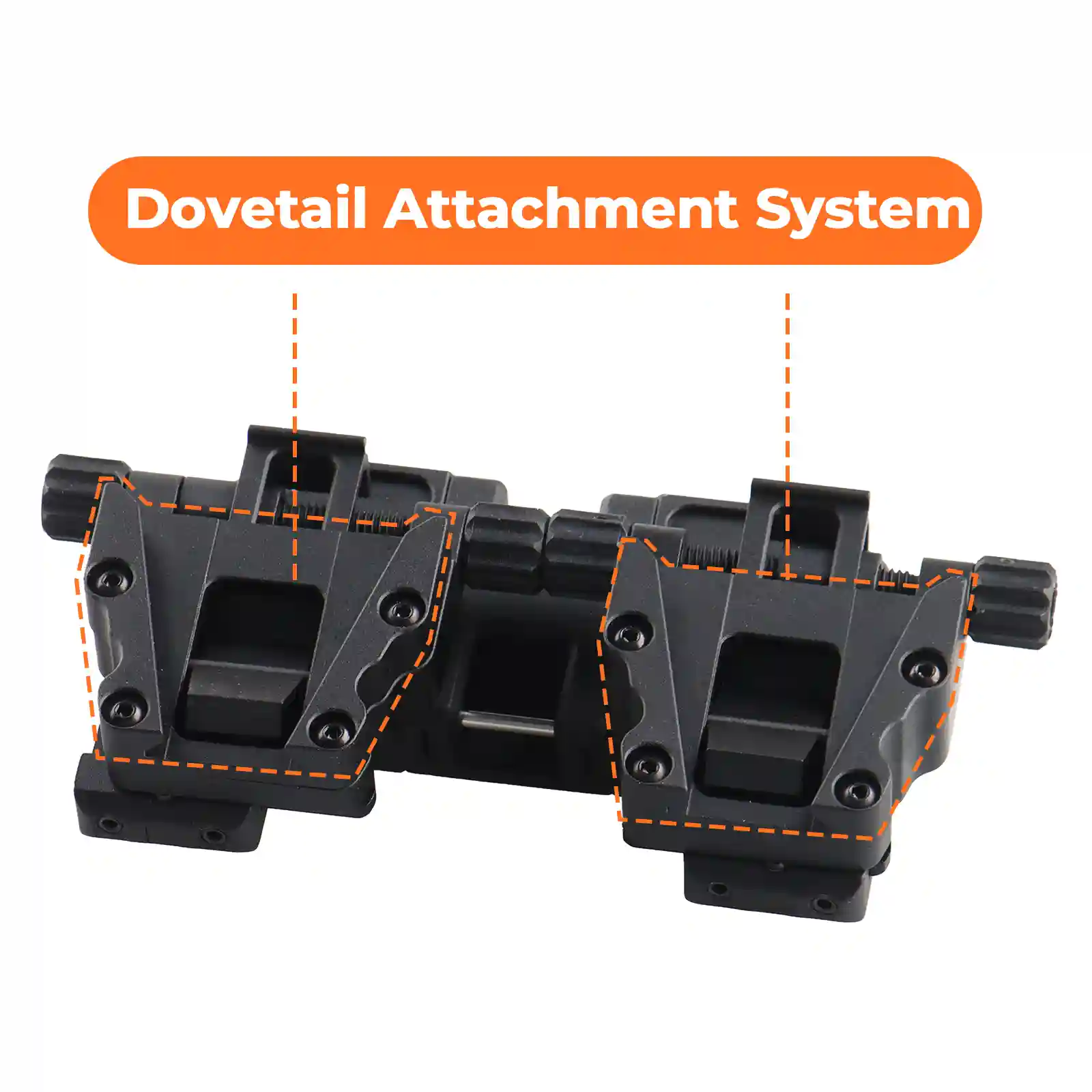 YSS PVS-14 Modular Bridge Mount — Dovetail Shoe, Aluminum Hollow Design for Night Vision Goggles image 4
