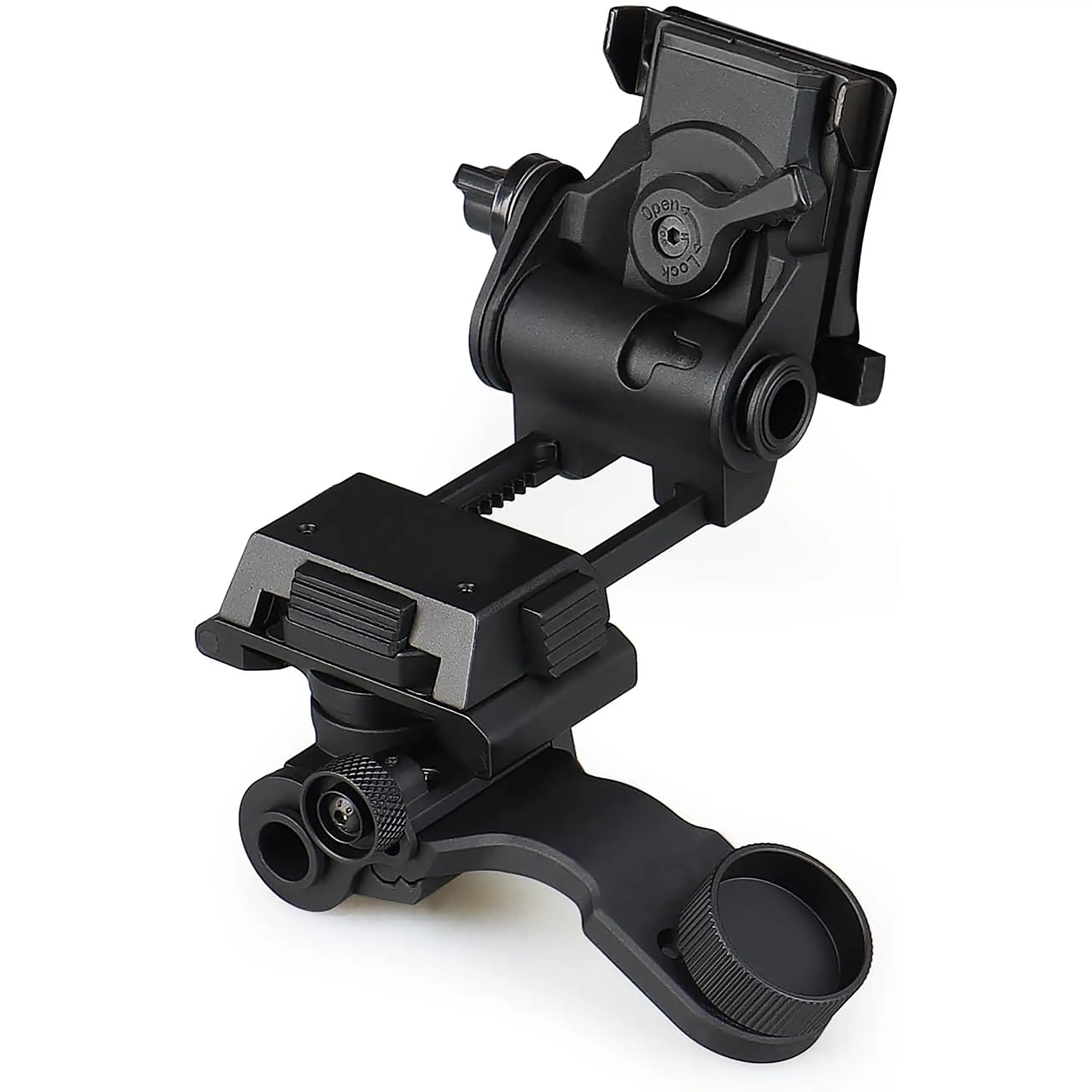 YSS L4G24 Nvg Helmet Mount and Dovetail J Arm Combo — Aluminum Construction, Compatible with Pvs14/18/31 for Helmet-Mounted Night Vision
