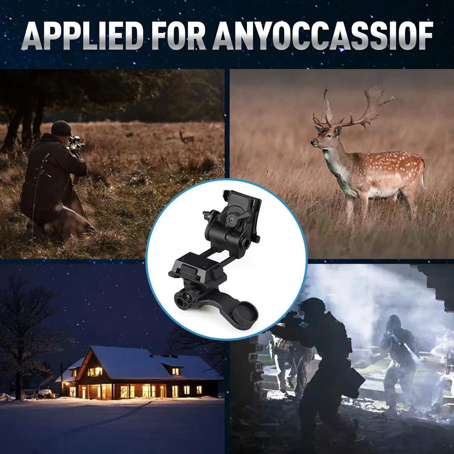 YSS L4G24 Nvg Helmet Mount and Dovetail J Arm Combo — Aluminum Construction, Compatible with Pvs14/18/31 for Helmet-Mounted Night Vision image 12