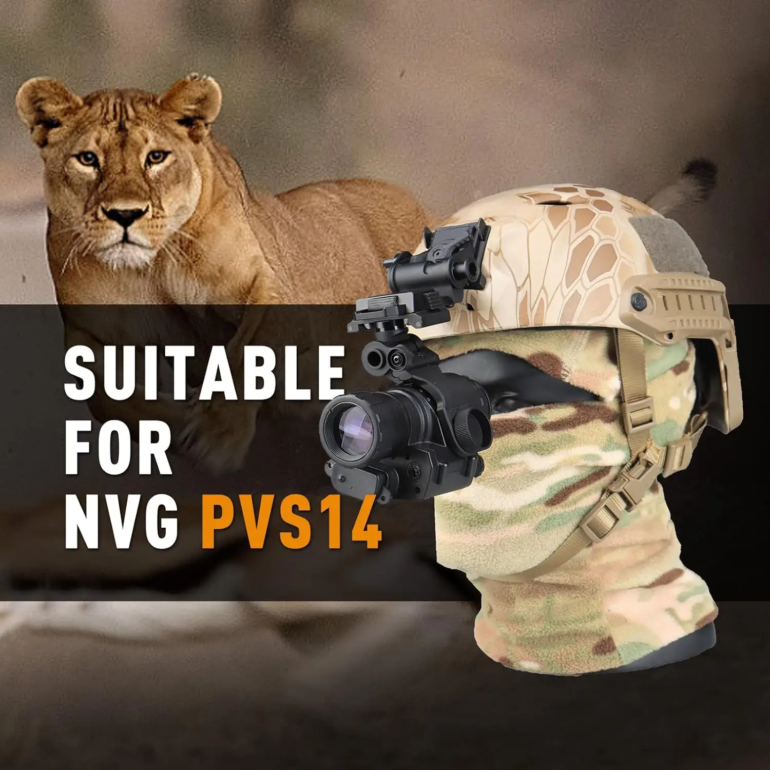 YSS L4G24 Nvg Helmet Mount and Dovetail J Arm Combo — Aluminum Construction, Compatible with Pvs14/18/31 for Helmet-Mounted Night Vision image 11
