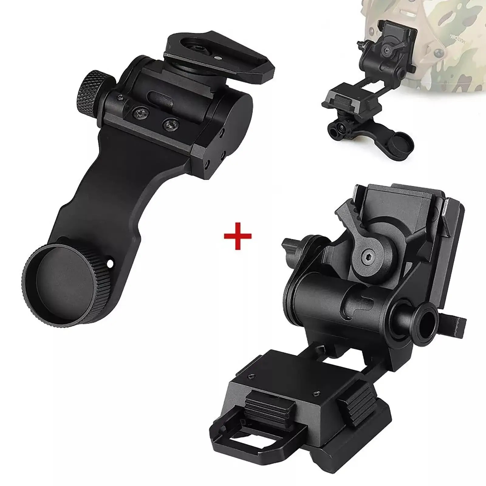 YSS L4G24 Nvg Helmet Mount and Dovetail J Arm Combo — Aluminum Construction, Compatible with Pvs14/18/31 for Helmet-Mounted Night Vision image 15