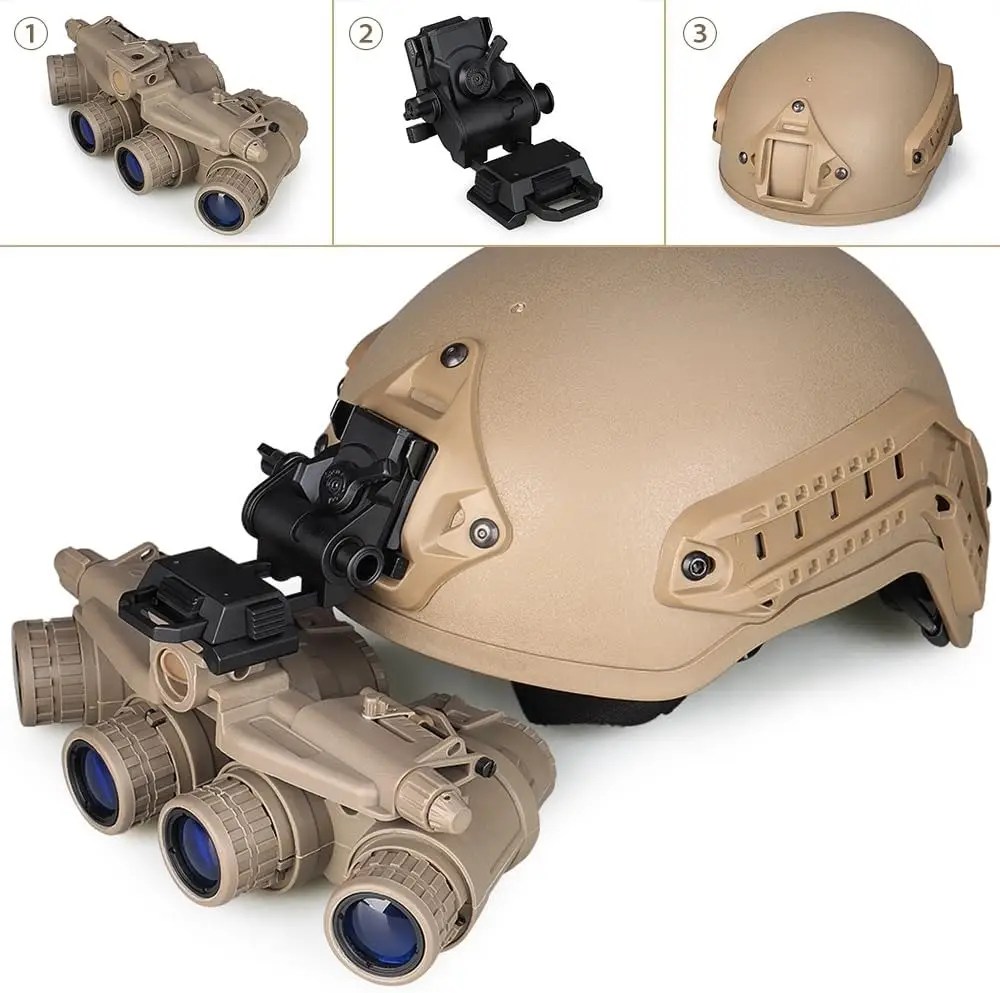 YSS L4G24 Nvg Helmet Mount and Dovetail J Arm Combo — Aluminum Construction, Compatible with Pvs14/18/31 for Helmet-Mounted Night Vision image 21