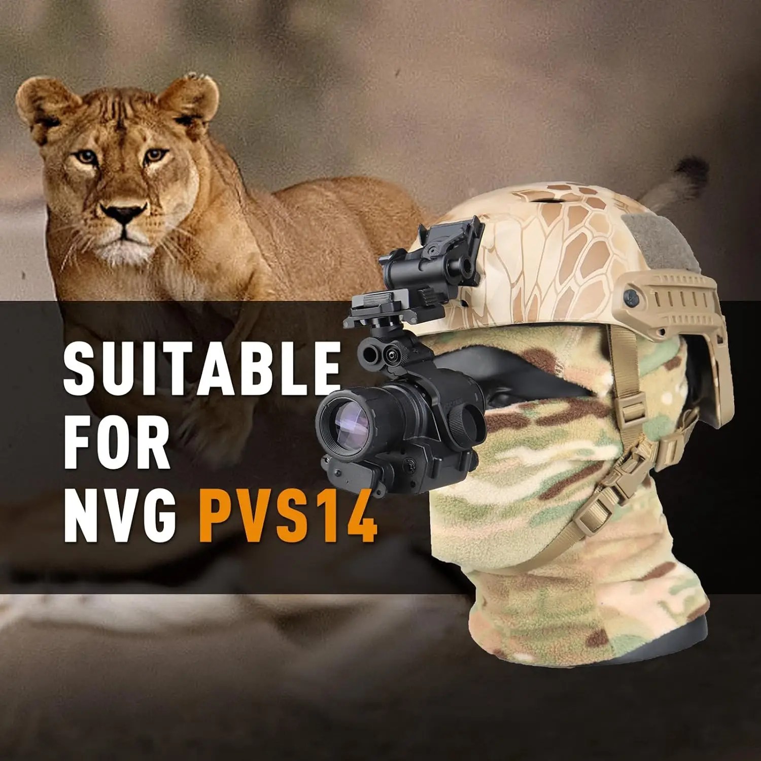 YSS L4G24 Nvg Helmet Mount and Dovetail J Arm Combo — Aluminum Construction, Compatible with Pvs14/18/31 for Helmet-Mounted Night Vision image 24