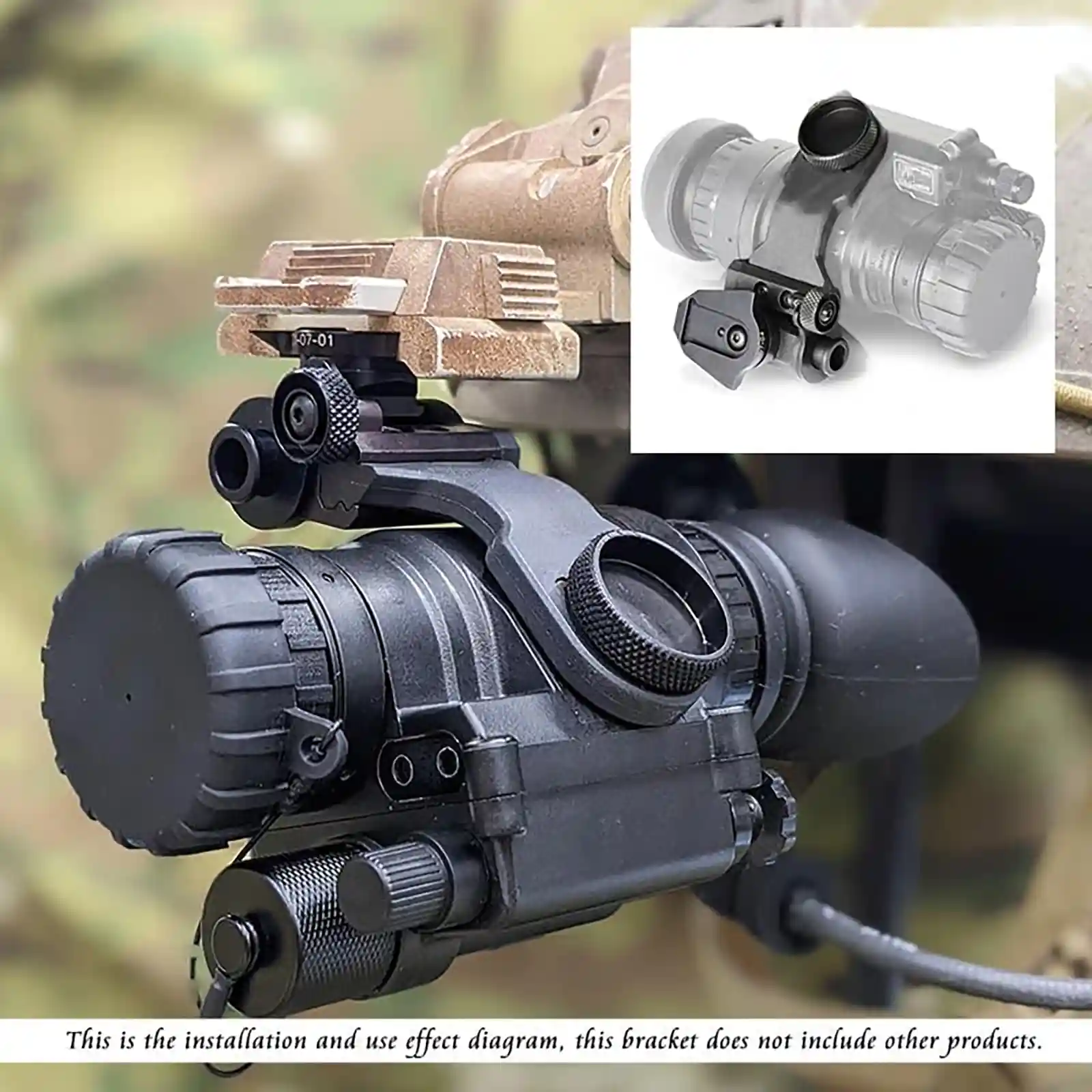 NVG Mount PVS 14 Night Vison Mount J-Arm Dovetail Mount image 7