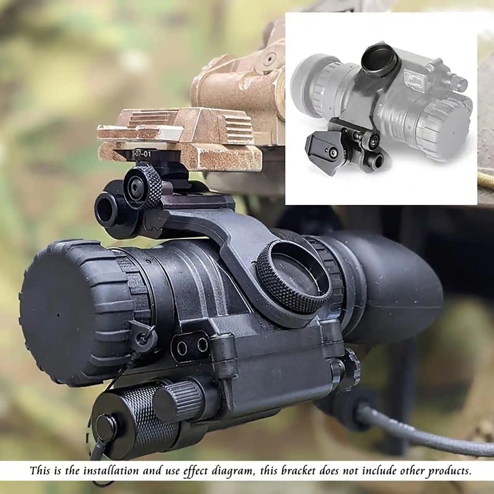 NVG Mount PVS 14 Night Vison Mount J-Arm Dovetail Mount image 14