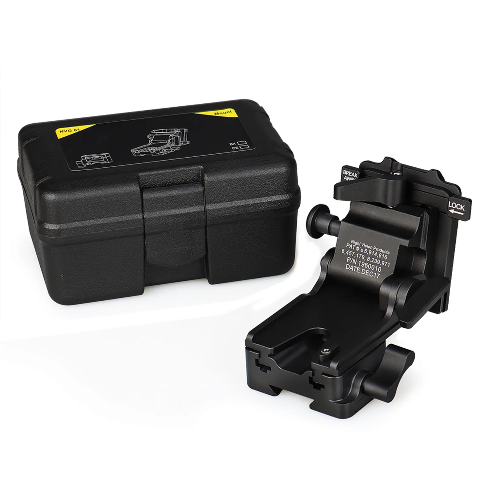 Norotos NVG Mount Lo-Sto Helmet Mount Push Button image 11