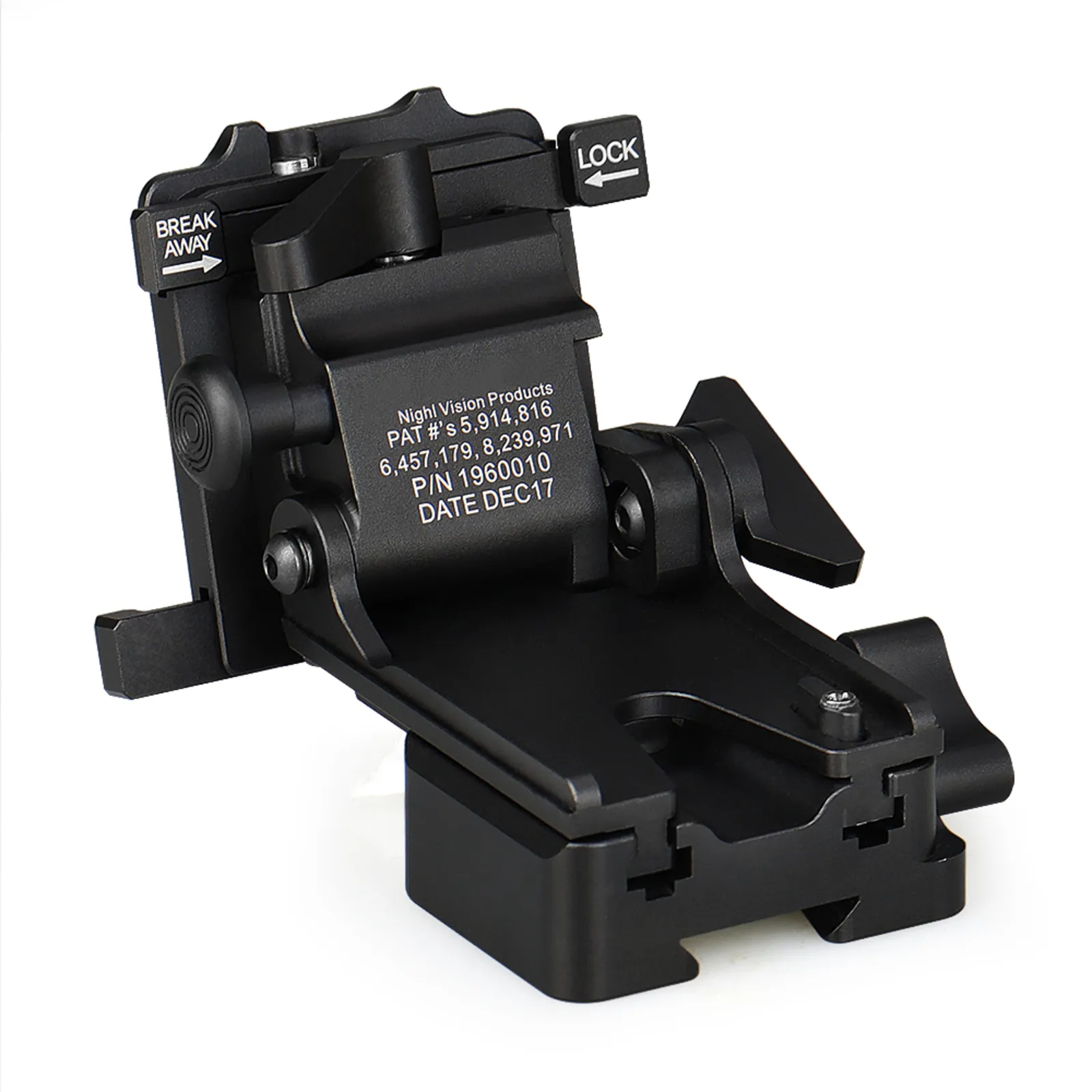 Norotos NVG Mount Lo-Sto Helmet Mount Push Button image 5