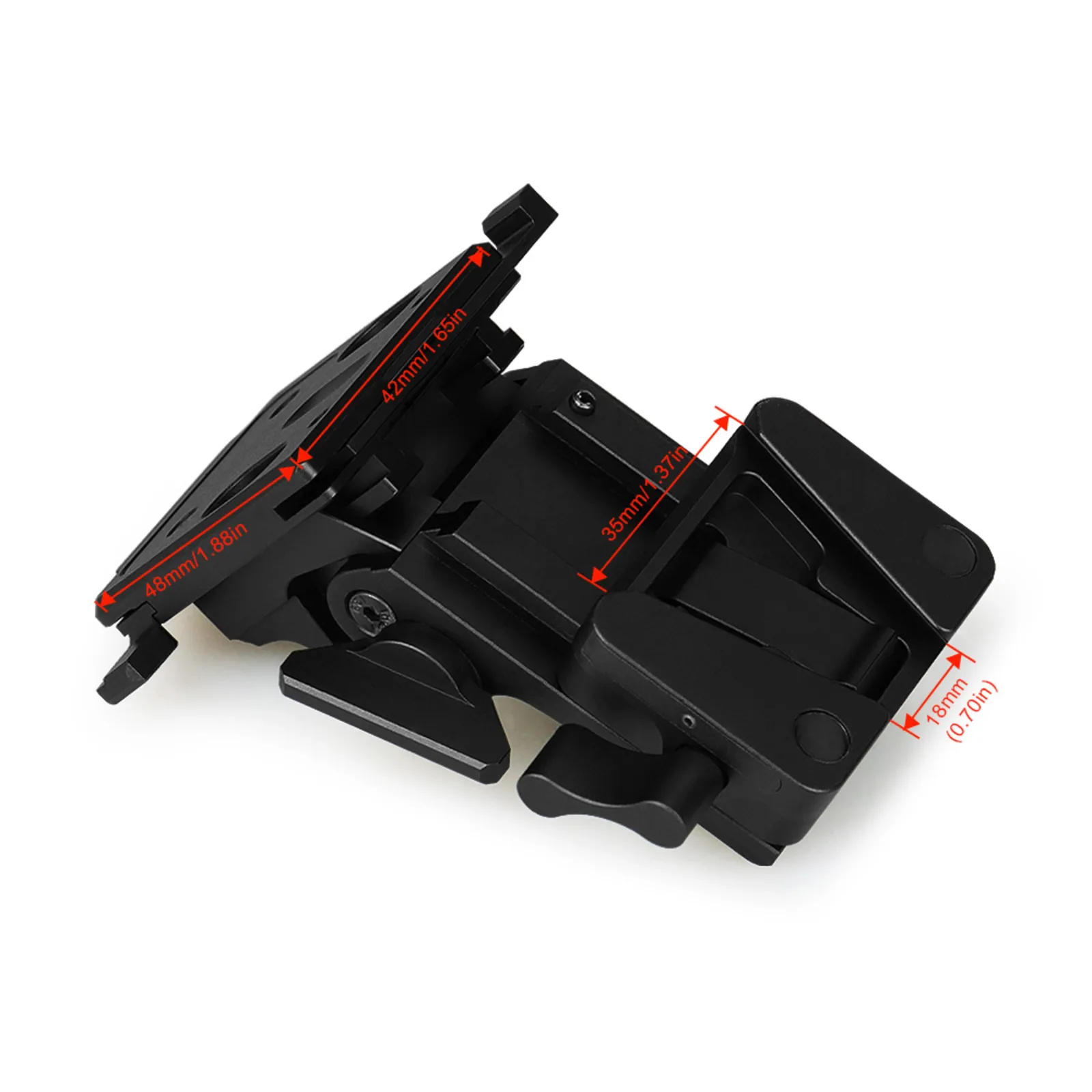 Norotos NVG Mount Lo-Sto Helmet Mount Push Button image 6