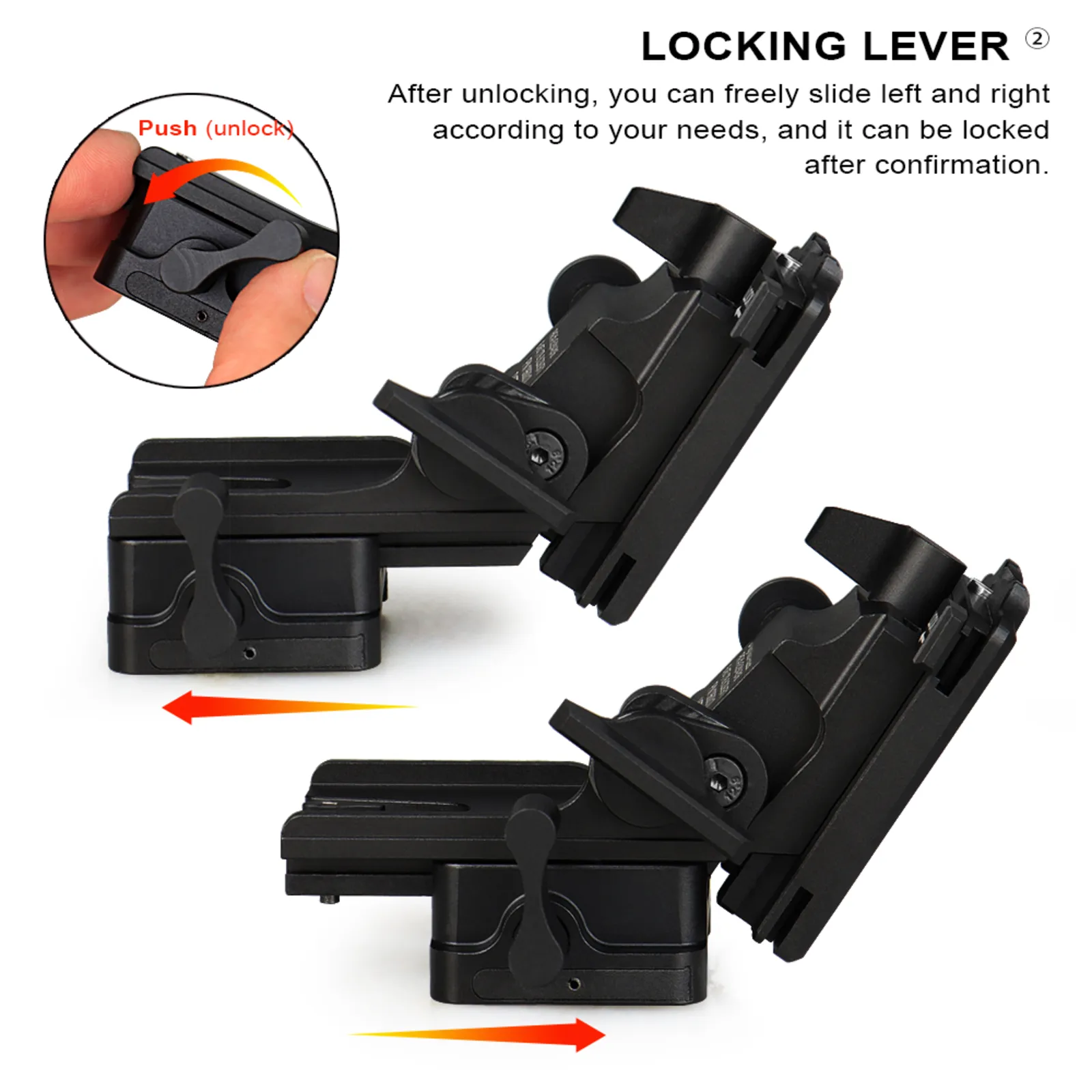 Norotos NVG Mount Lo-Sto Helmet Mount Push Button image 10