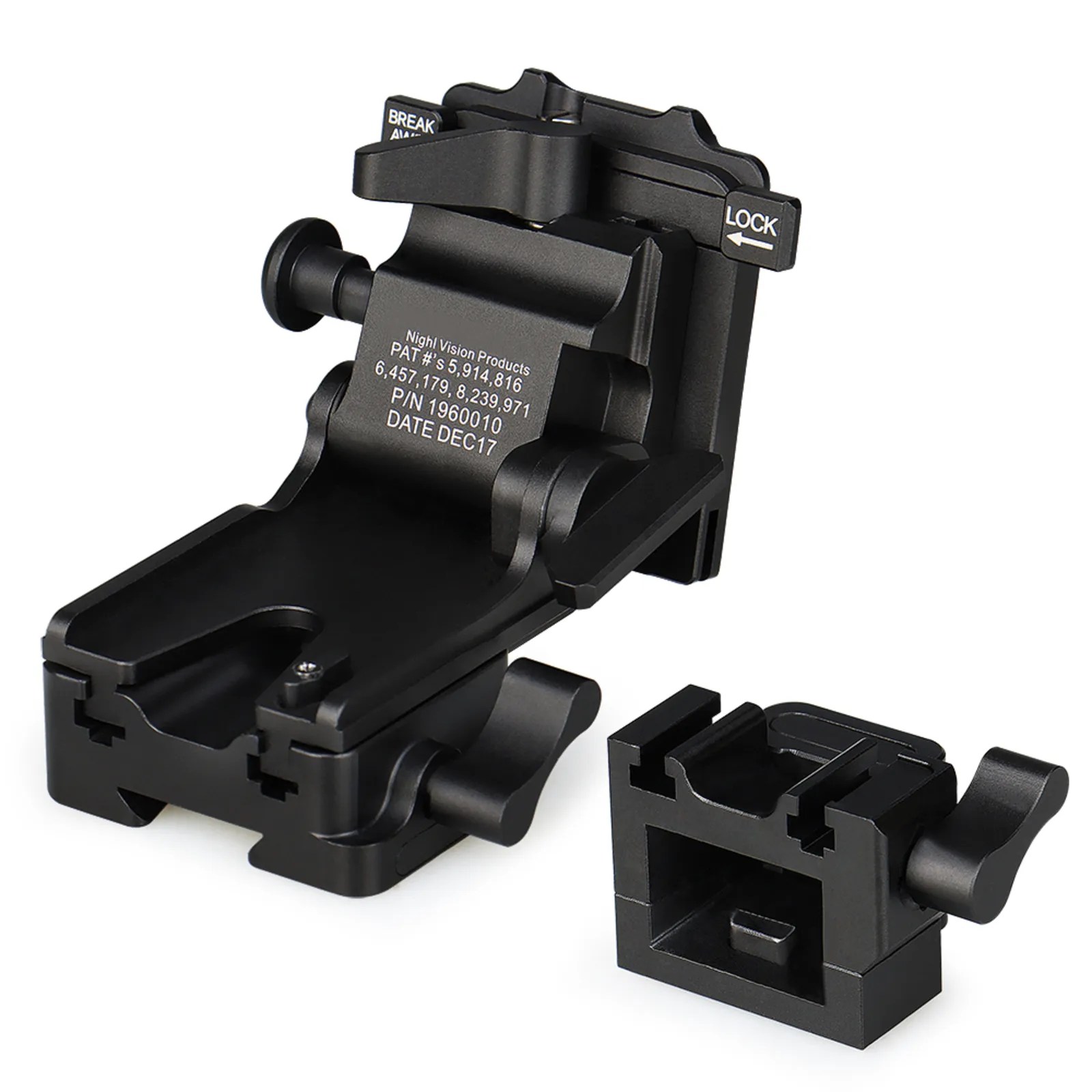 Norotos NVG Mount Lo-Sto Helmet Mount Push Button image 16