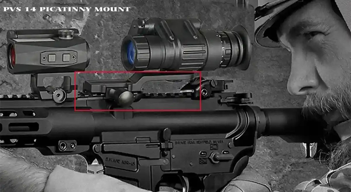 PVS14 Picatinny Mount Night Vision Goggles Rifle Mount Metal image 20