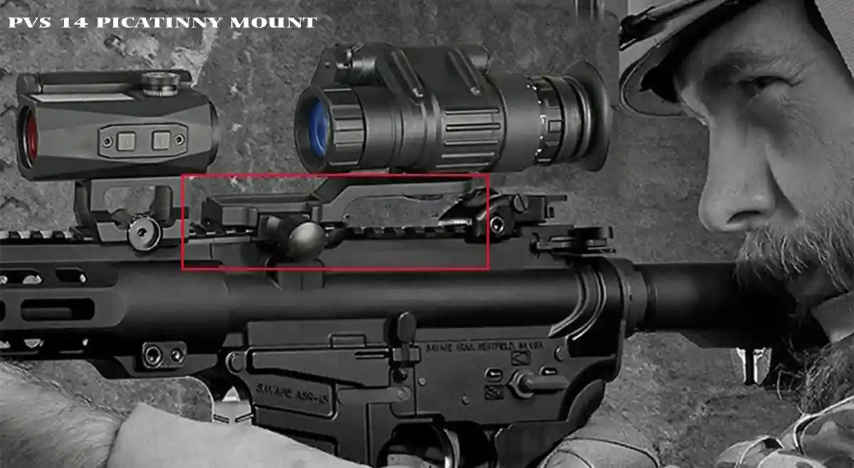PVS14 Picatinny Mount Night Vision Goggles Rifle Mount Metal image 19
