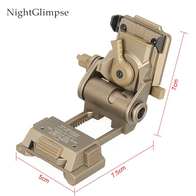 Mental L4 G24 Mount PVS-18 Low Profile Breakaway Night Vision Dovetail Base Helmet Adapter/Bracket