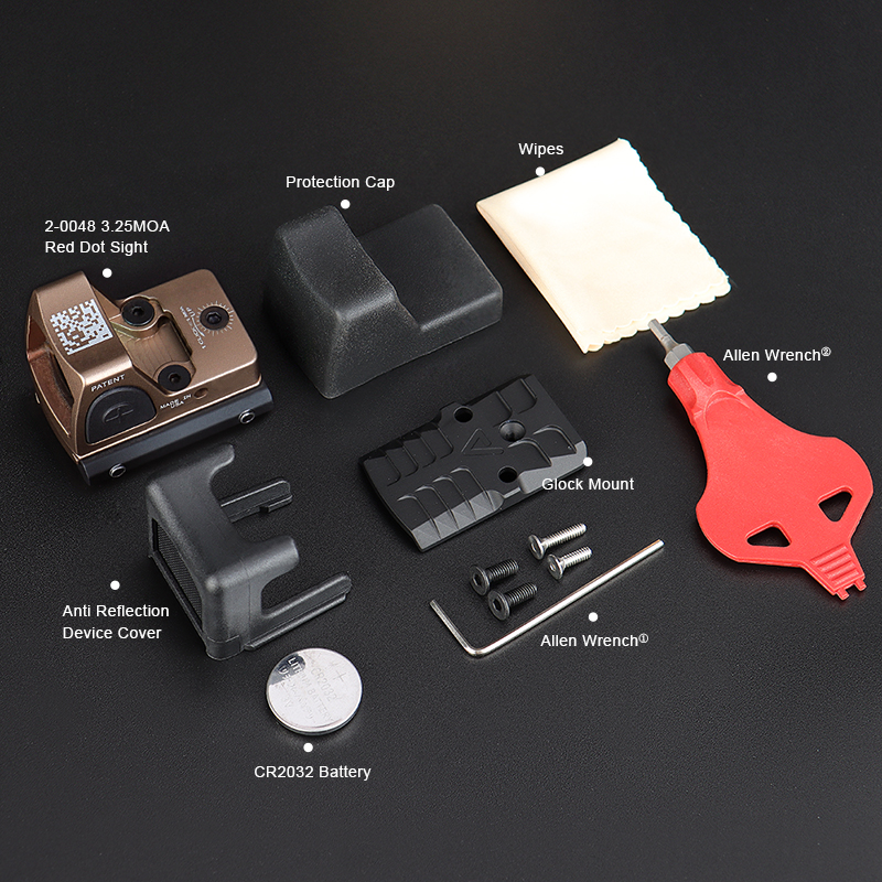 Tactical Red Dot Scope Compact Collimator Reflex Sight Hunting Riflescope Pistol Optics Weaver Rail