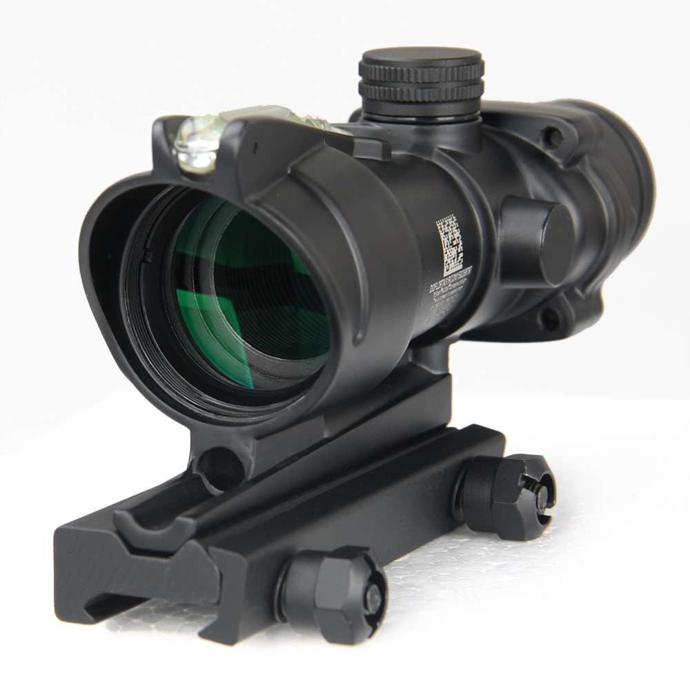 2 MOA Tjcon ACOG 4X32mm Riflescopes with illumination Red/Green CrosshairFiber Optics