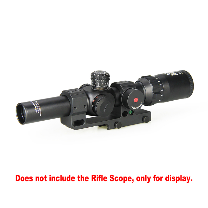 25.4mm 1" or 30mm 1.18" Dual Ring Rifle Scope Mount Quick Detach Angle Indciator