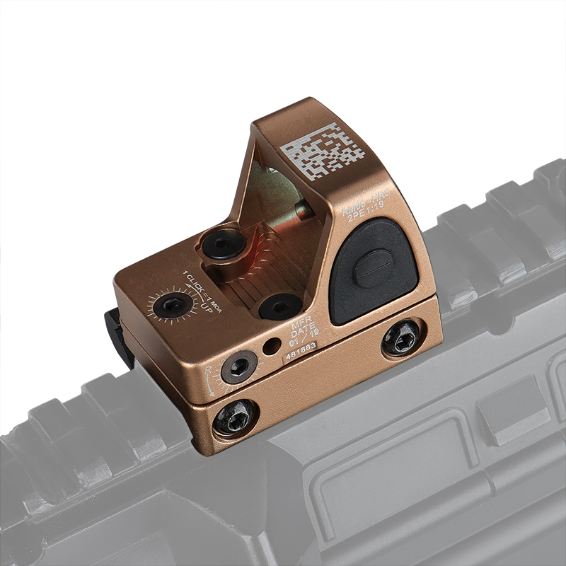 Tactical Red Dot Scope Compact Collimator Reflex Sight Hunting Riflescope Pistol Optics Weaver Rail