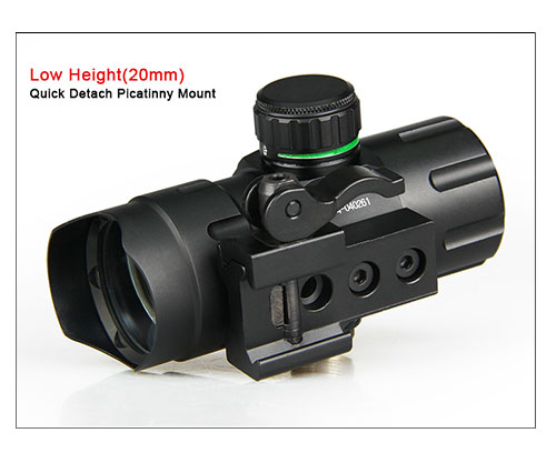 1x32.5mm Bset Red Dot sight Red/Green CQB Dot with QD Mount Riser Adaptor