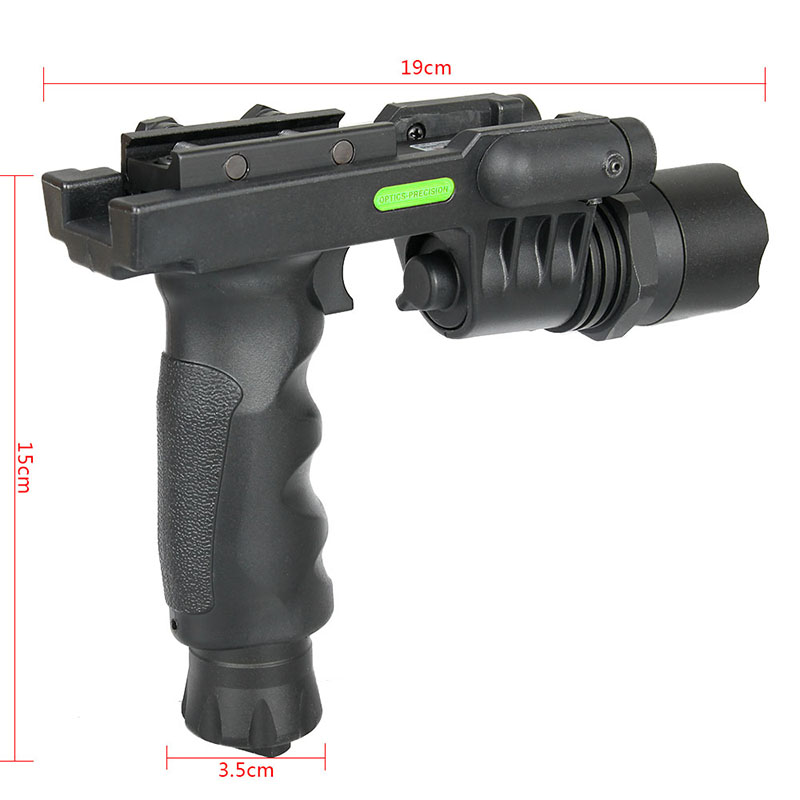 M900 LED Grip 200 lumens Xeon yellow light CR123A 3V Flashlight