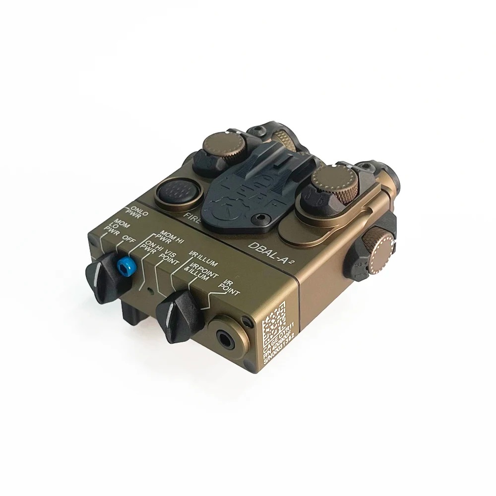 DBAL-A2 (AN/PEQ-15A) Aiming Laser LED Flashlight with Green Laser Dual Beam Aiming Laser - Advanced2