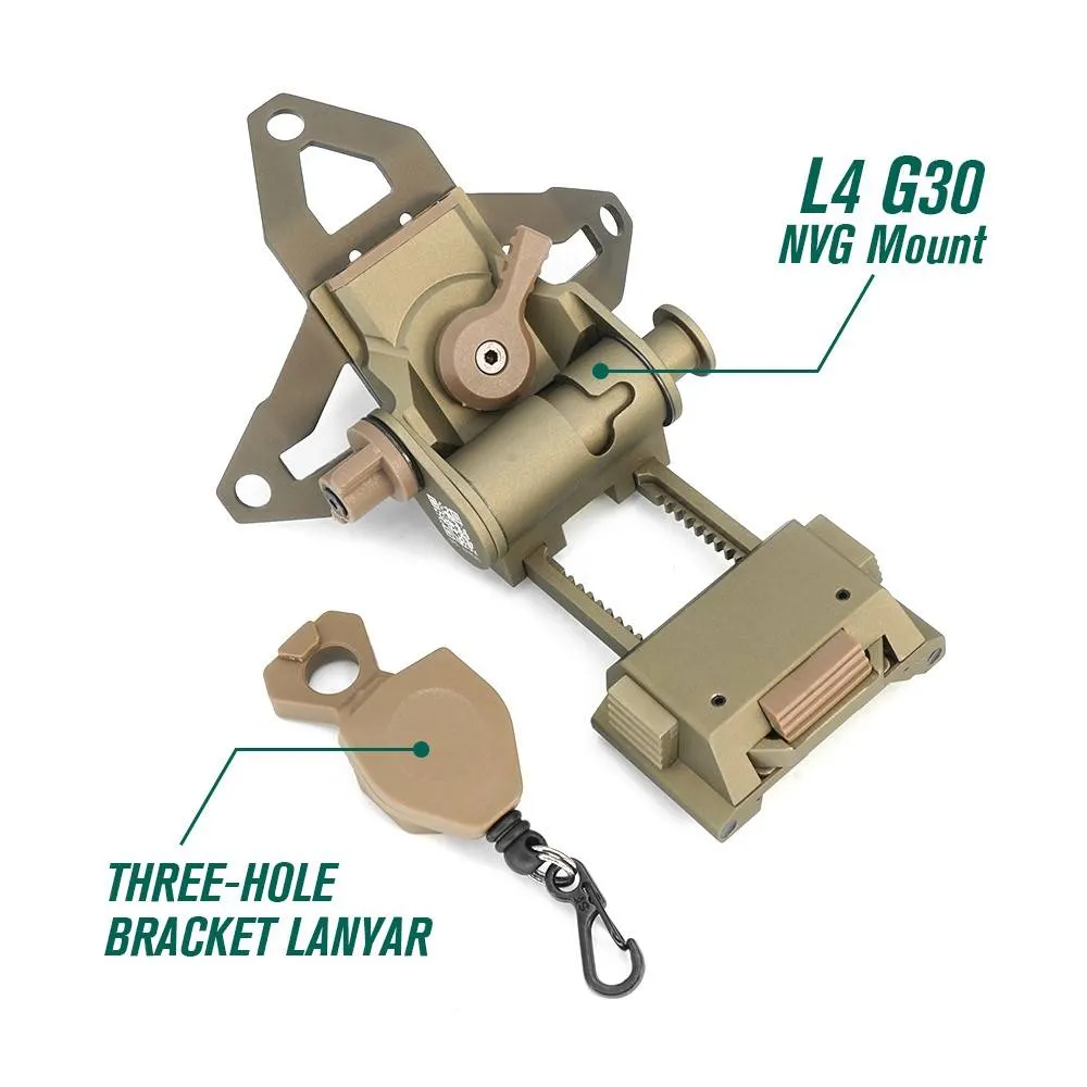 L4G30 NVG Helmet Mount with Lanyard Combination Set for PVS14/PVS18