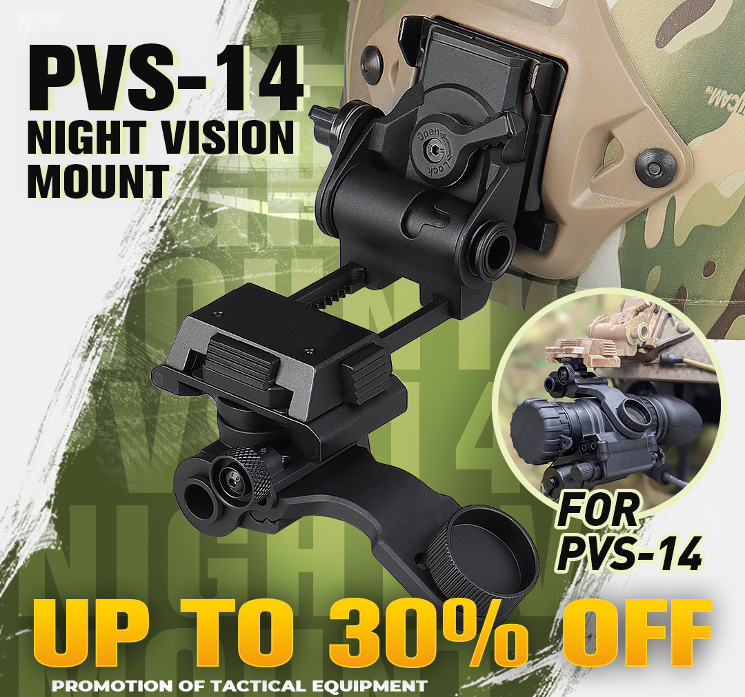 YSS J-ARM headset Helmet Adapter Fit For PVS-14 + L4 G24 Mount -Ar 15 Scope/PVS-18 Helmet Adapter
