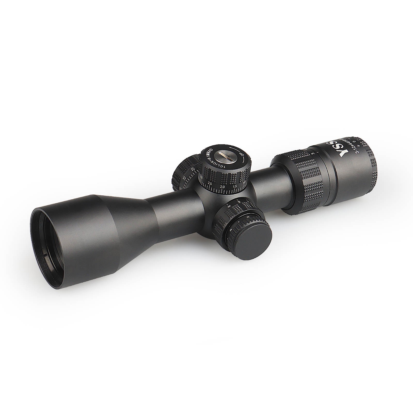 YSS 3-12X44 FFP Riflescope with Long Eye Relief & MIL-DOT Reticle