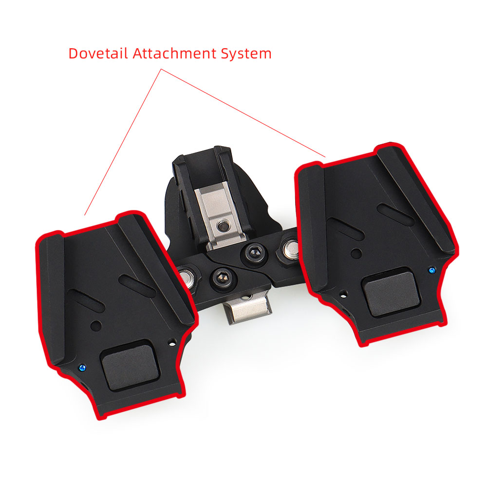 L4G30 Tactical NVG Breakaway Bracket (MICH/ACH Helmet Compatible with Three-Hole Shield)