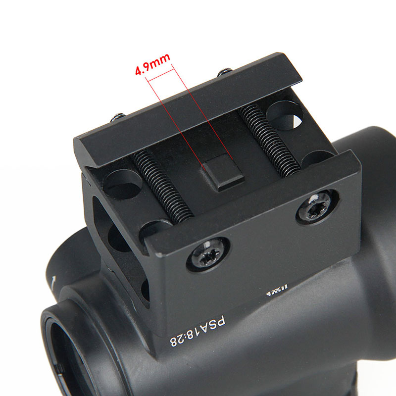 MRO 2.5 MOA Adjustable Red Dot Scope Reflex Sight With 21.2mm Mount For Hunting