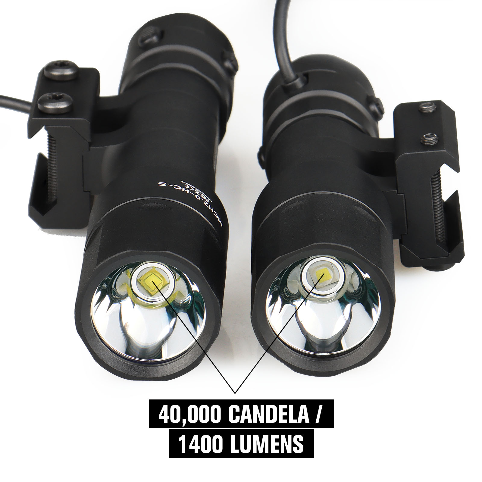 LED 2.0 MCH Single Output Flashlight 1400 Lumens 40,000 Candela Light