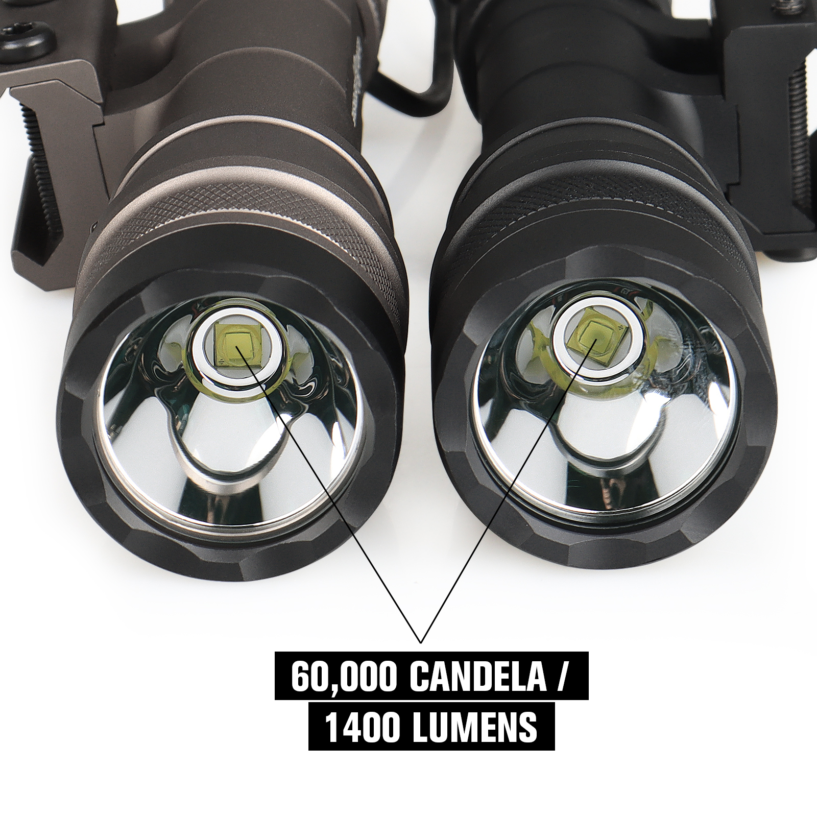 1400 lumens LED Light S7 Tool Steel bezel ring 6061-T6 Aluminum