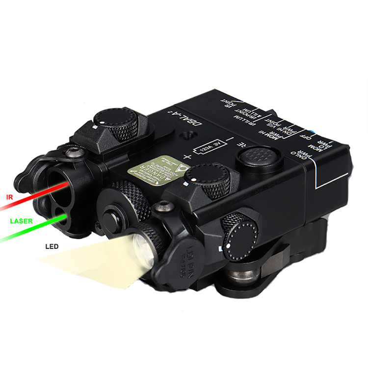 DBAL-A2 (AN/PEQ-15A) Aiming Laser LED Flashlight with Green Laser Dual Beam Aiming Laser - Advanced2