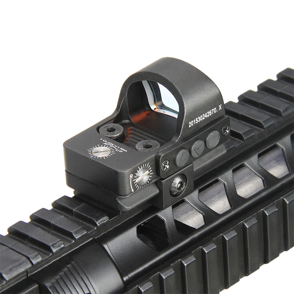 Tactical Mini Red Dot Scope 2MOA Reflex Sight Hunting Scopes Airsoft Gun Rifle Point Sight