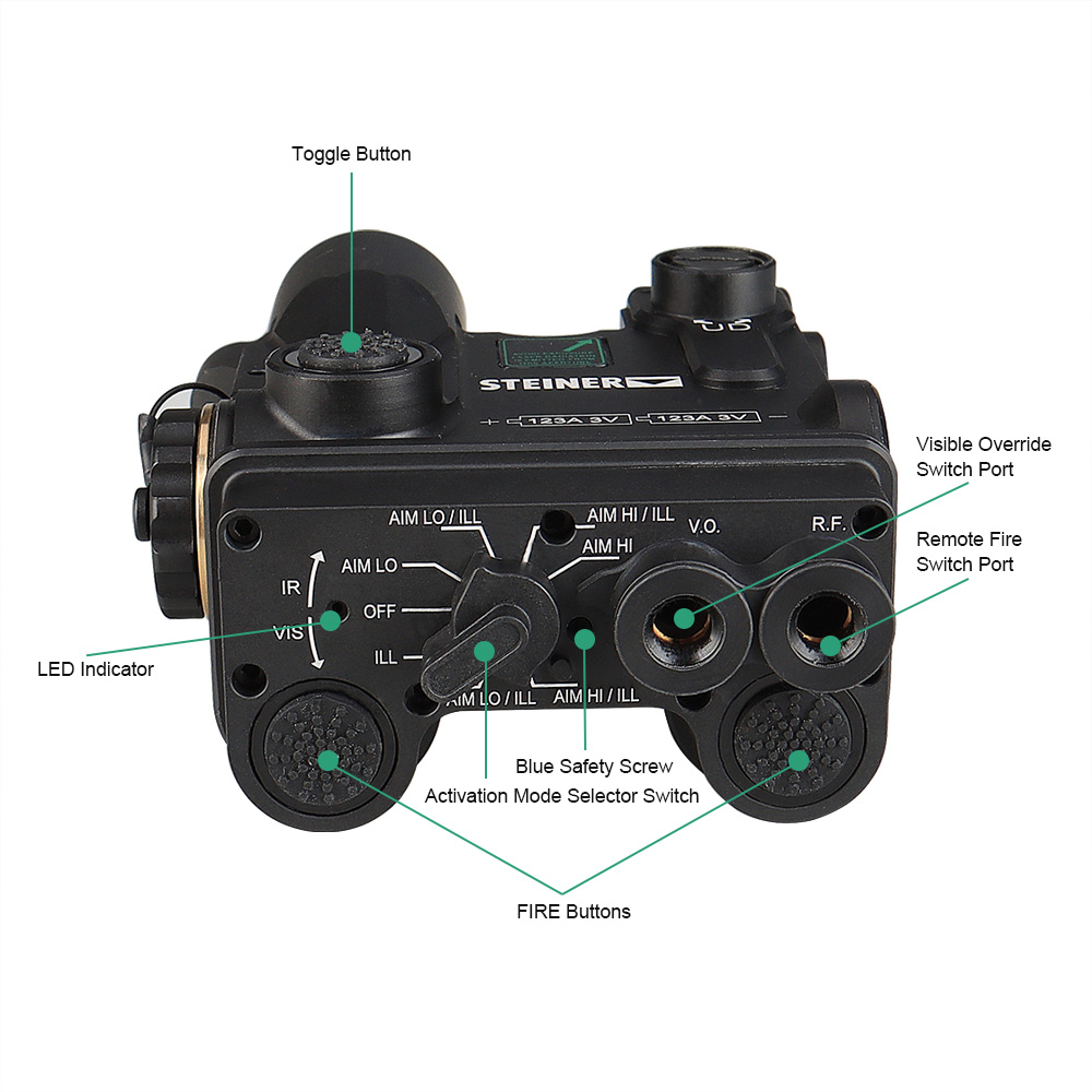 NEW DBAL-A4 LASER-Light Combo flashlight for hunting