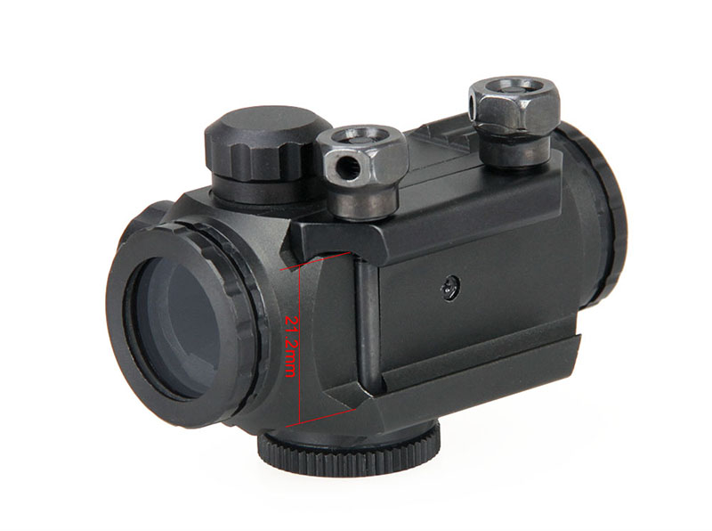 3MOA Reflex Sight 1X22MM SAR Red Dot Sight Aluminum Housing Black