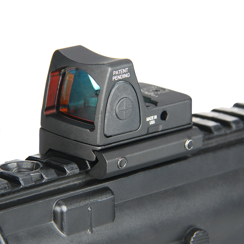 Tactical Red Dot Scope Compact Collimator Reflex Sight Hunting Riflescope Pistol Optics Weaver Rail