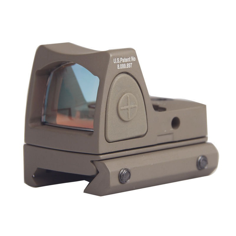 R MR Red Dot Scope 3 MOA Micro Reflex Sights Adjustable LED Hard Anodized Brown