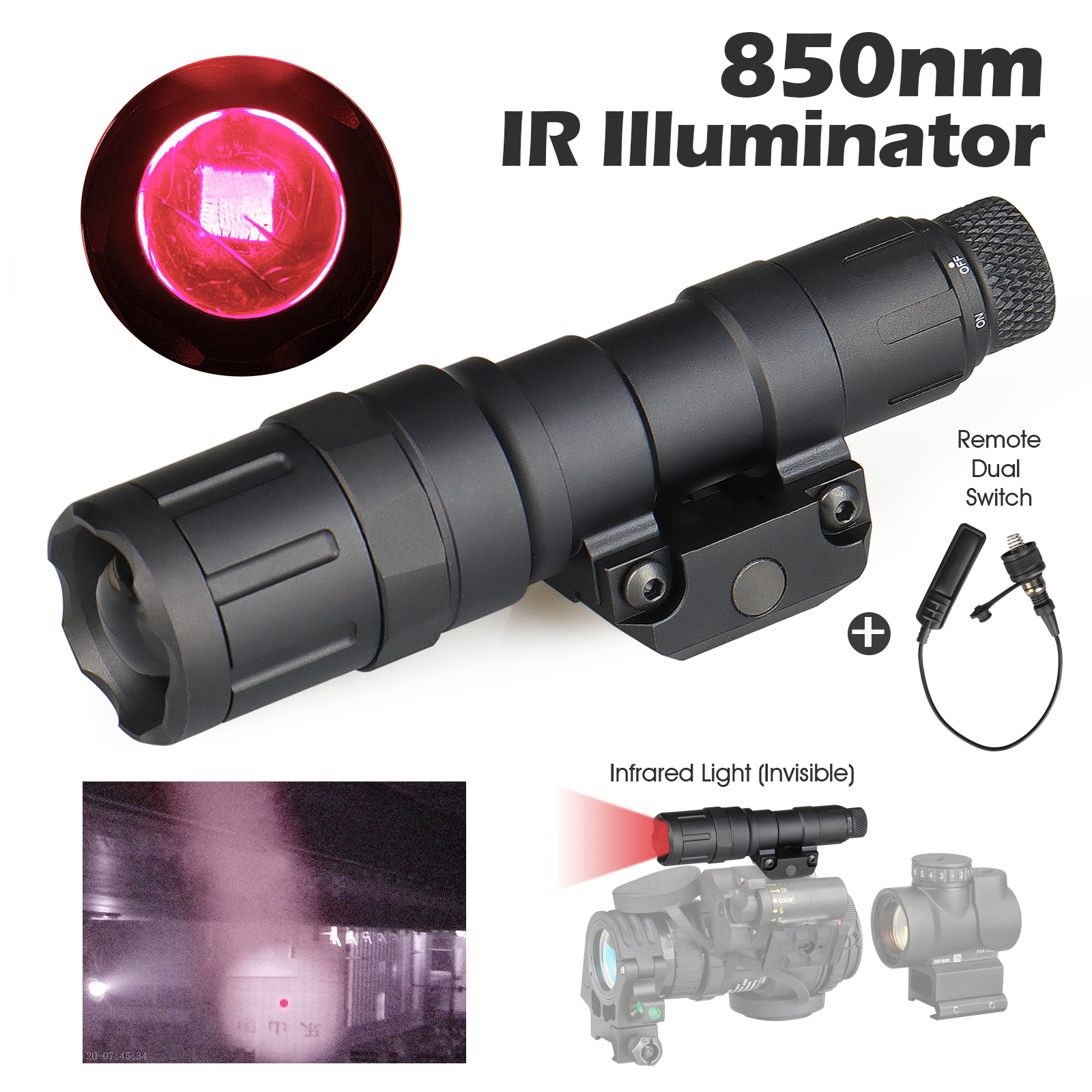 850nm Long-Range Infrared Illuminator