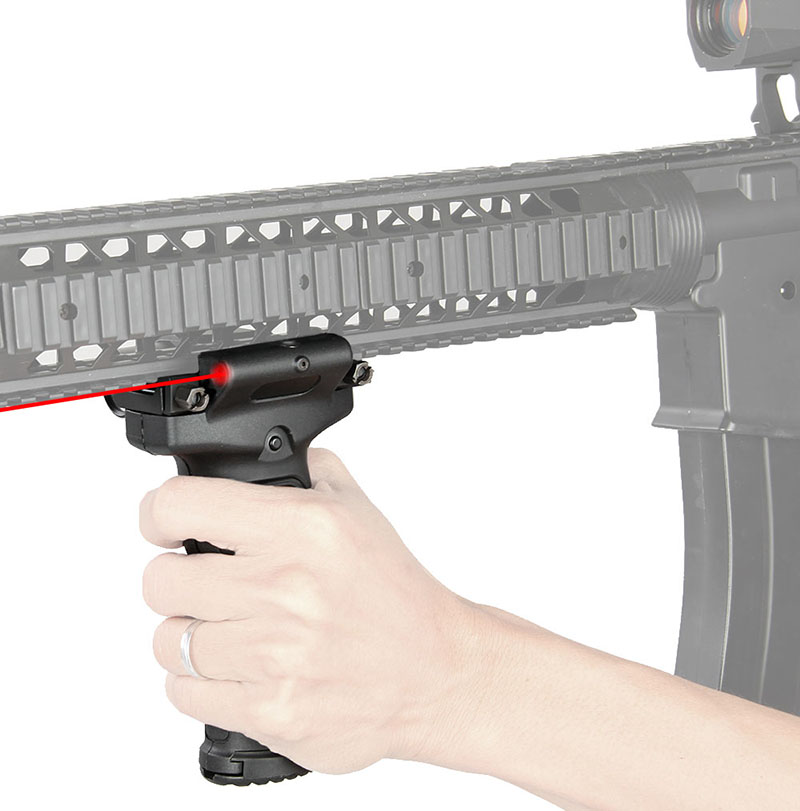 Vertical Foregrip Red Laser for AR-15/M-16 Rifles