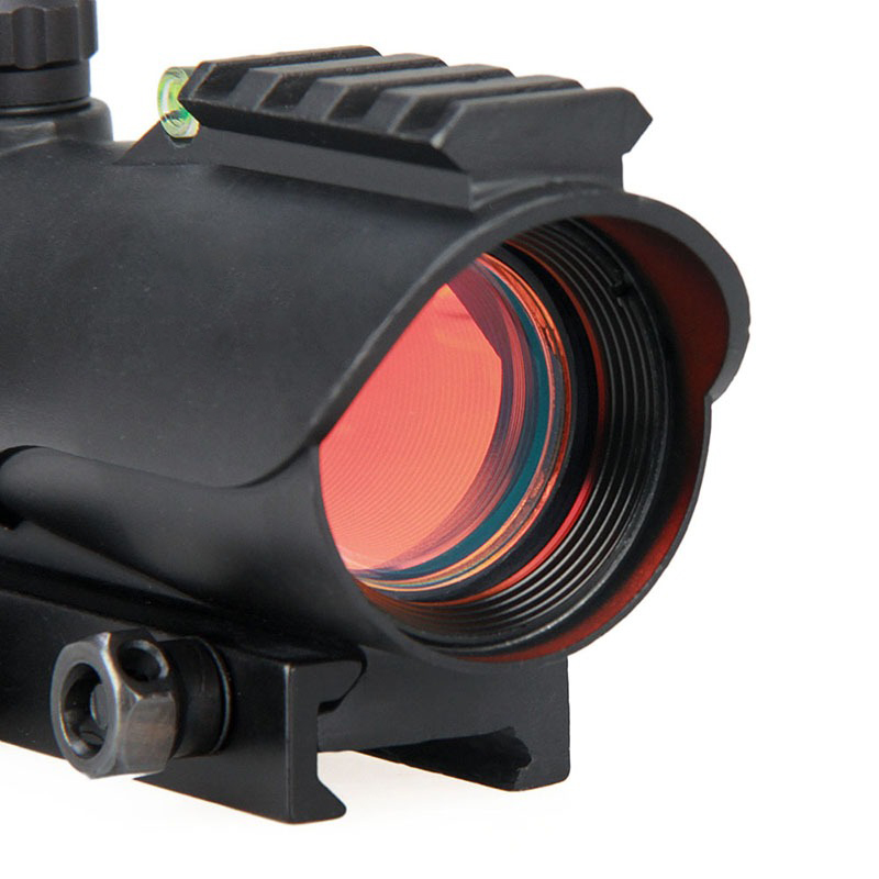 New 1X30mm Tactical Reflex Sar Red Dot Sight Scope Riflescope Optic Bubble Level Gauge Free Shipping