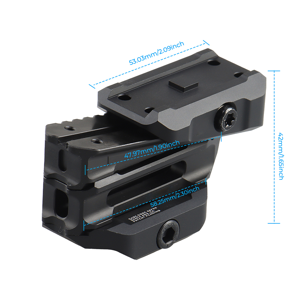Strike Variable Height Optic Mount for Aimpoint® Micro Standard (1913 Picatinny Compatible)