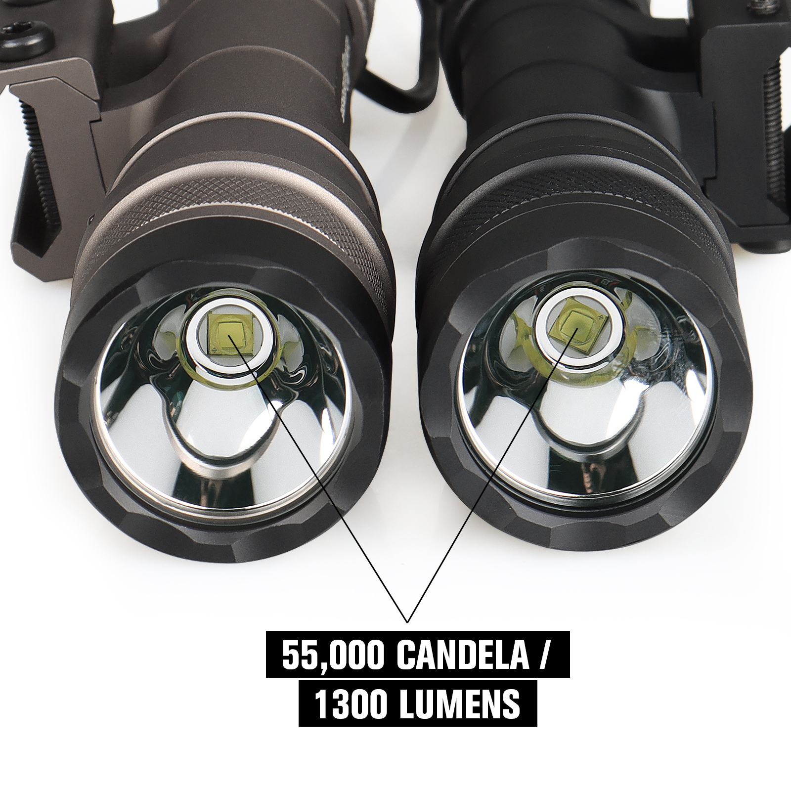 1000 lumens LED Micro Light 55,000 Candela 24 hours