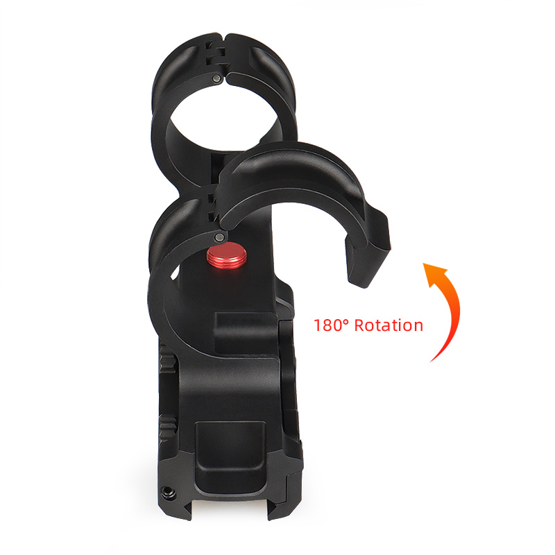 Tactical Airsoft Hunting Rifle Scope Accessories QD Side Opening 30mm Double Ring Scope Mount Scar Leap 1.57 Inch