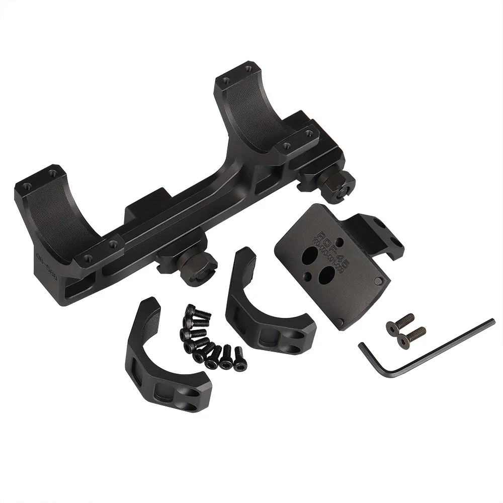Tactical Airsoft Hunting Rifle Scope Accessories QD Side Opening 30mm Double Ring Scope Mount Scar Leap 1.57 Inch