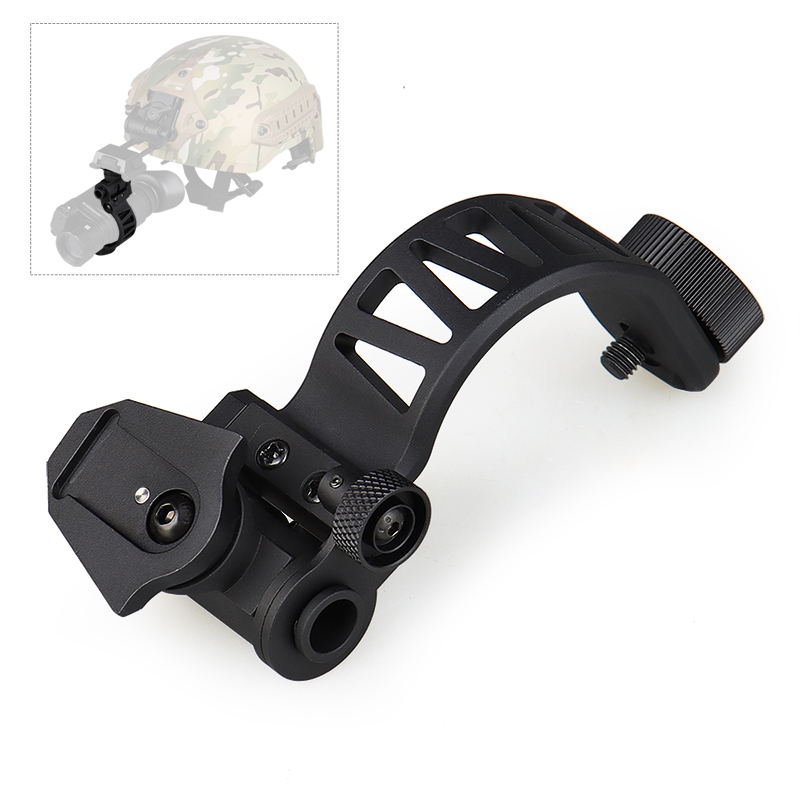 Aluminum J-Arm helmet mount for PVS14 Monocular Hunting accessories+PVS-14 2X Digital Night Vision Goggles with IR LED+ Mental L4 G24 Mount - AR 15 Scope/PVS-18 Airsoft Machined Low Profile Breakaway 