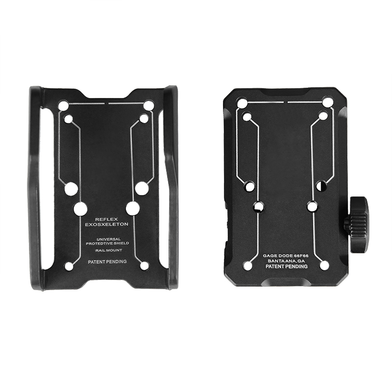 Reflex Exoskeleton Mount on Picatinny/NATO Accessory Rail - Universal Bracket