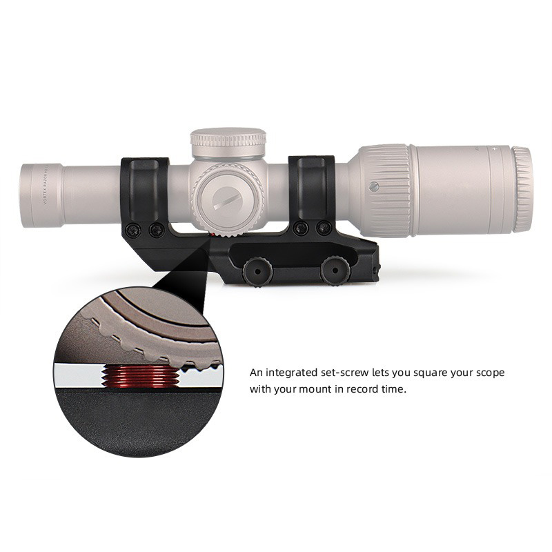 Tactical Airsoft Hunting Rifle Scope Accessories QD Side Opening 30mm Double Ring Scope Mount Scar Leap 1.57 Inch