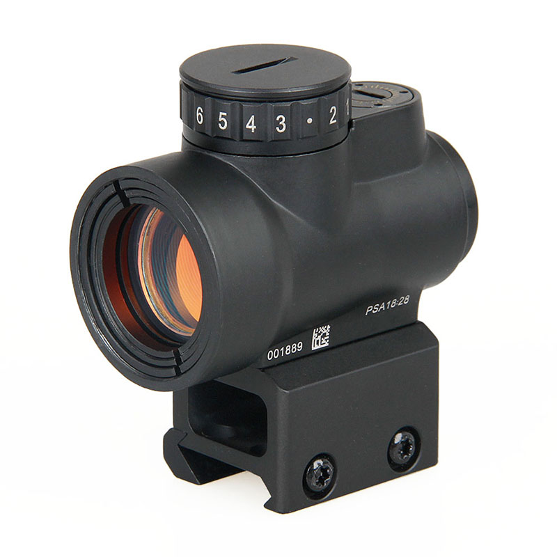 MRO 2.5 MOA Adjustable Red Dot Scope Reflex Sight With 21.2mm Mount For Hunting