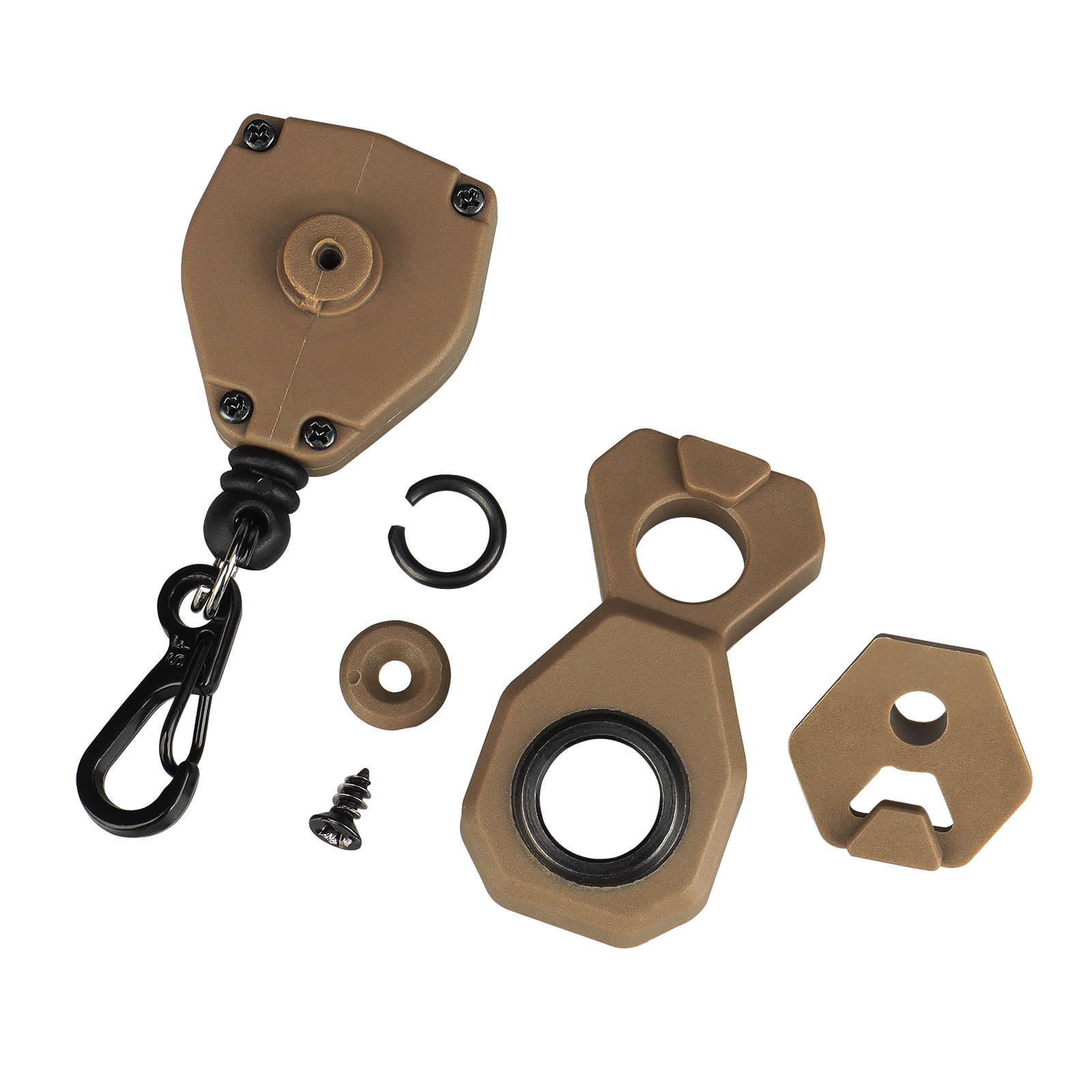Compact and sturdy night vision device anti-lost lanyard suitable for three-hole bracket